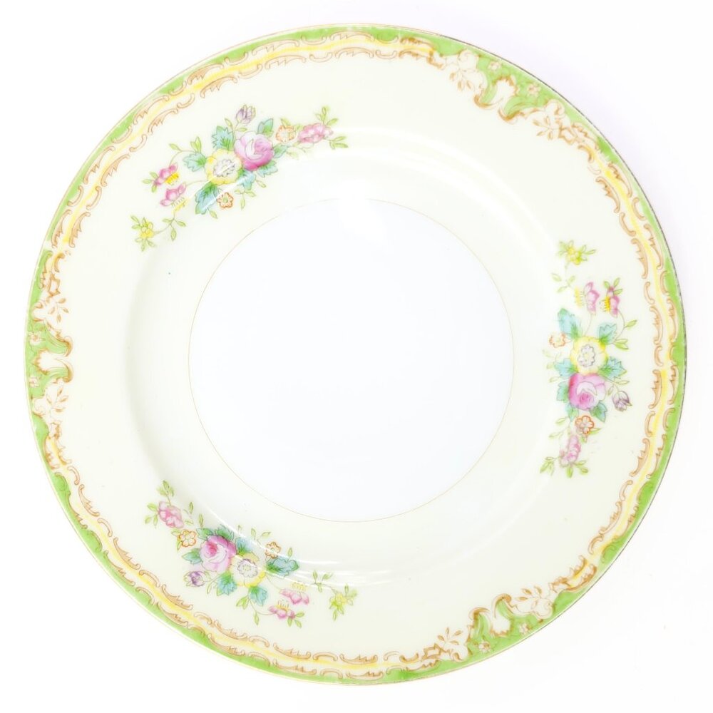 c. 1920s-1930s Sampy Japan "Elaine" Hand Painted Fine China Bread/Dessert Plate